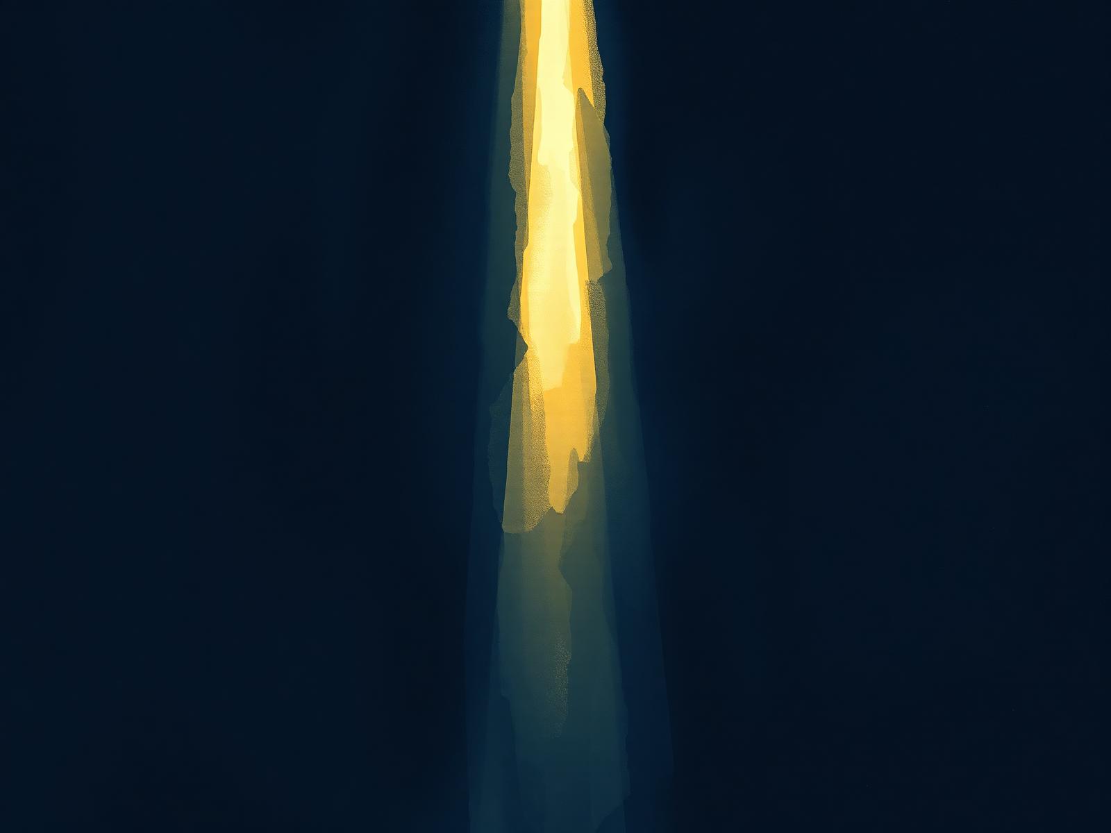 Luz emergiendo de la oscuridad